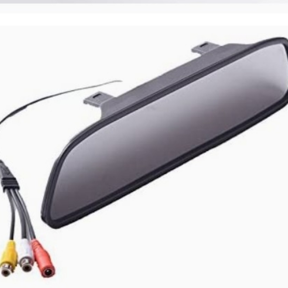 Car Video Monitor Auto Rear View Mirror LCD Screen - Picture 6 of 8